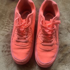Neon Orangene Sportschuhe, Sneaker Damen Gr&ouml;&szlig;e 38