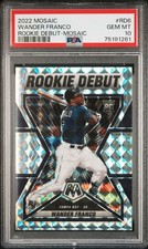 2022 PANINI MOSAIC ROOKIE DEBUT MOSAIC #RD6 WANDER FRANCO PSA 10