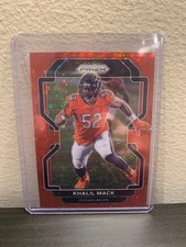 Khalil Mack 2022 Panini Prizm - #154 Red Disco Prizm /50 Bears SP