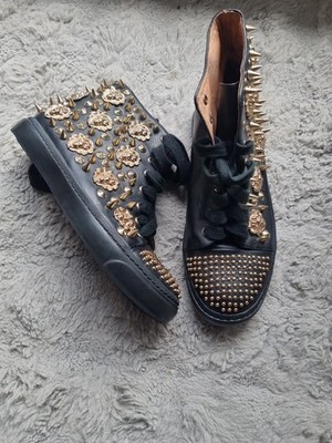 Jeffrey Campbell California Havana Last Handmade Designer High-top Leder Sneaker
