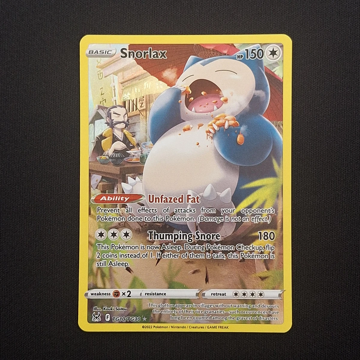 pokemon card value snorlax CardSNORLAXAR(181/165) (SV2a) Japanese PSA10  Fandom Tokyo If heads Snorlax 2022 Pokemon Lost Origin