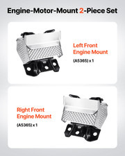 VEVOR Engine Motor Mount Kit Replacement, Set of 2, Compatible with 2007 2013 Ch