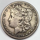 1896-S $1 Morgan Dollar 90% Silver San Francisco US Coin - SEMI KEY DATE!
