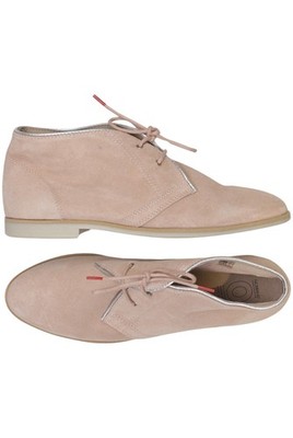 NOBRAND Stiefelette Damen Ankle Boots Booties Gr. EU 41 Leder Beige #p53g6vw