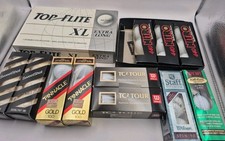Vintage Antique Golf Ball Lot of 43 Balls Top Flite Wilson Nitro Pinnacle