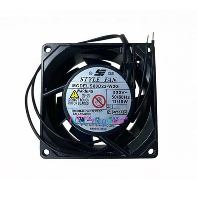 1 Pc. New S80D22-W2G Cabinet Cooling Fan 8038 200V 11/10W 8CM 2Pin *cc