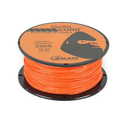 GC250-5PK   Gorilla Cord 250ft Auto Glass Cutting Line for Tough Urethane Jobs