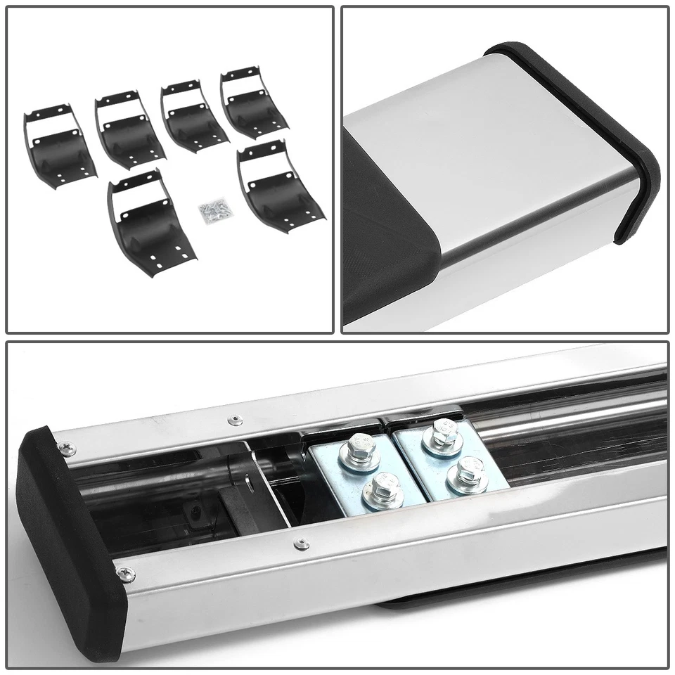 Para Ford F-150-350 15-24 cabina extendida cromada 5" escalón lateral barra Nerf estribo Foto 4 de 4