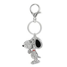 Peanuts Schlüsselanhänger  Snoopy silberfar...