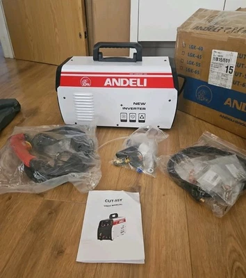 ANDELI CUT-55Y Pro + LED Plasma Cutter inverter (was RRP £580) built in air pump - Image 1 of 4
