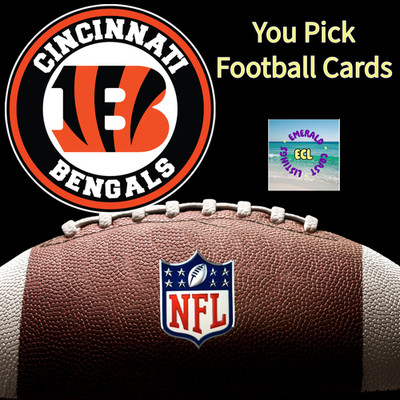 Cincinnati BENGALS NFL Football Team Trading Cards (You Pick Your Cards)