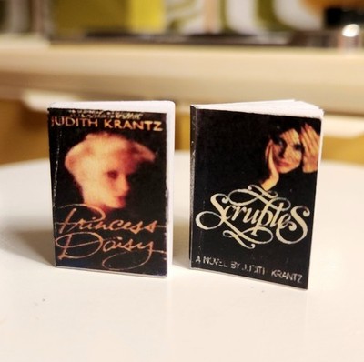 1:6 Scale Barbie Miniature Books Princess Daisy Scruples 80s Judith Krantz Prop