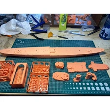 1/350 Hmas Perth (d29) Leander Class Light Cruisers(full Hull/waterline)