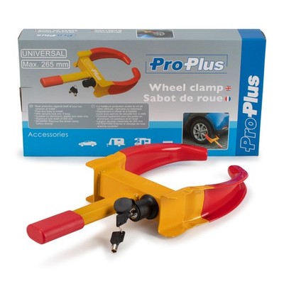 PROPLUS 341341 Radkralle Parkkralle Wegfahrsperre PKW Anhänger bis Ø 265mm