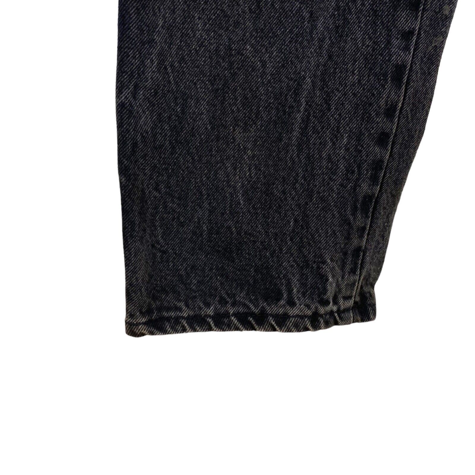 Wrangler Jeans Vintage Black 28 Inch Waste 30 Inch Leg Zip Up Lucy Made in UK image 8