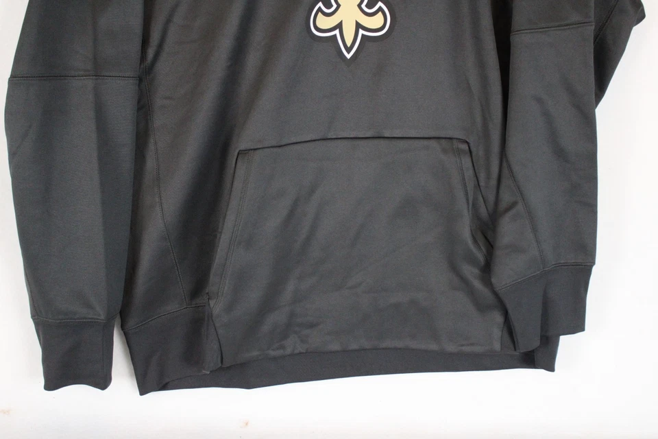 New Orleans Saints Nike On Field Crucial Catch Sideline Hooded Pullover Sz XXL - Image 3 of 4