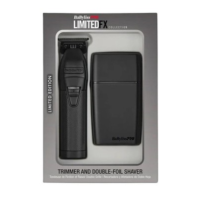 BaBylissPRO LimitedFX Collection Trimmer & Shaver Set Matte Black | FXDUOFS2TMB