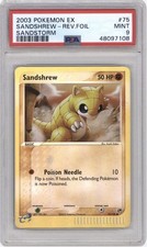 2003 POKEMON EX SANDSTORM #75 SANDSHREW-REVERSE FOIL PSA 9 on eBay