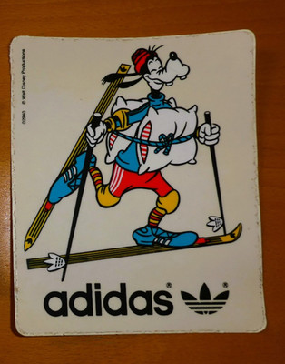   alter Aufkleber - Adidas / Walt Disney Productions