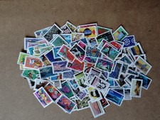 france  lot obliteres. vrac 135 timbres autoadhesifs  different annee 2025/2026