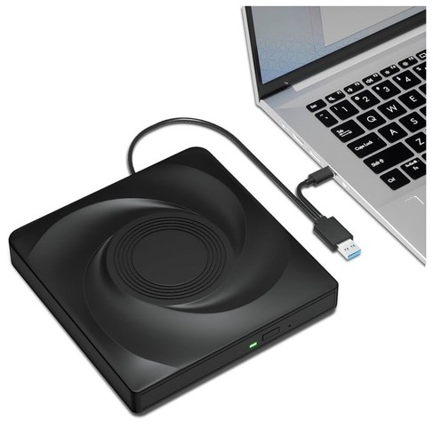 External Blu-ray Drive, USB 3.0 Type-C Optical External DVD Drive Burner, - Afbeelding 2 van 8