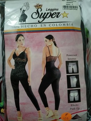 Shapewear Colombian Leggings High Waist Extra Firm Compression Size Large New 