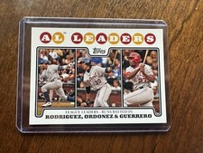 2008 Topps Baseball #24 LL Alex Rodriguez, Vladimir Guerrero, Magglio Ordonez