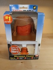 Angry Mama Microwave Cleaner Steams Away Stains  Odors NIOB