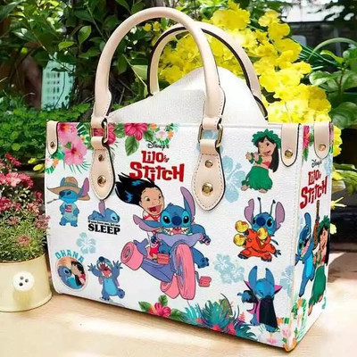 Personalized Stitch 3 Funny Lover Women Leather Hand Bag