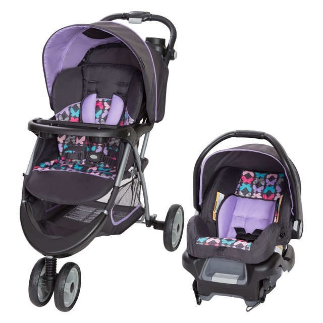 graco purple stroller and carseat