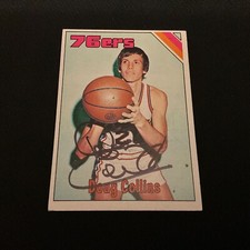 Autographed 1974-75 Topps  DOUG COLLINS. HOF.       #H-1