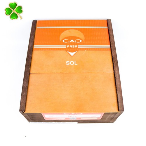 Caja de cigarros de madera vacía CAO Fasa Sol Gigante 6 x 60 8,25" x 7" x 3,25" - Imagen 11 de 12