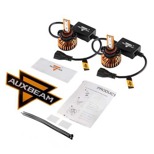 AUXBEAM 5202 2504 LED Fog Light Bulbs Conversion Kit White 12000LM Super Bright - Picture 12 of 12