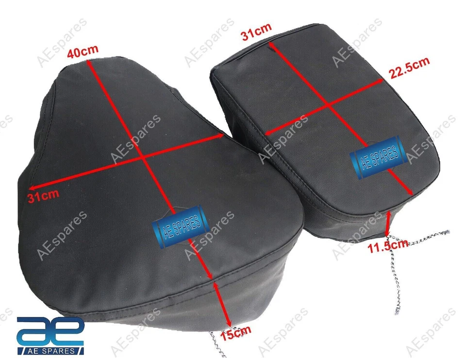 Seat Cover Set Black Fits For Royal Enfield New Classic 350 Reborn view 2