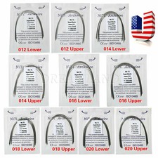 USA 10pcs Dental Orthodontic Super Elastic Niti Round Arch Wire Ovoid Form 1PACK