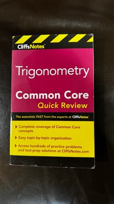 CliffsNotes Trigonometry, Common Core, Quick Review Softcover Book