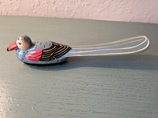 Vintage Mid Century Hand Painted Duck Shoe Horn  Brush-Very Good