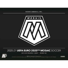 2020-21 Panini Mosaic EURO Soccer UEFA Hobby Hybrid H2 BOX SEALED 20PASMOSEU-HY