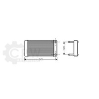 WäRmetauscher Innenraumheizung FüR Fiat Ducato Pritsche/Fahrgestell 2.0 JTD