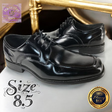 Stacy Adams Forrest Black Leather Cap Toe Oxford Dress Shoes Men's 8.5