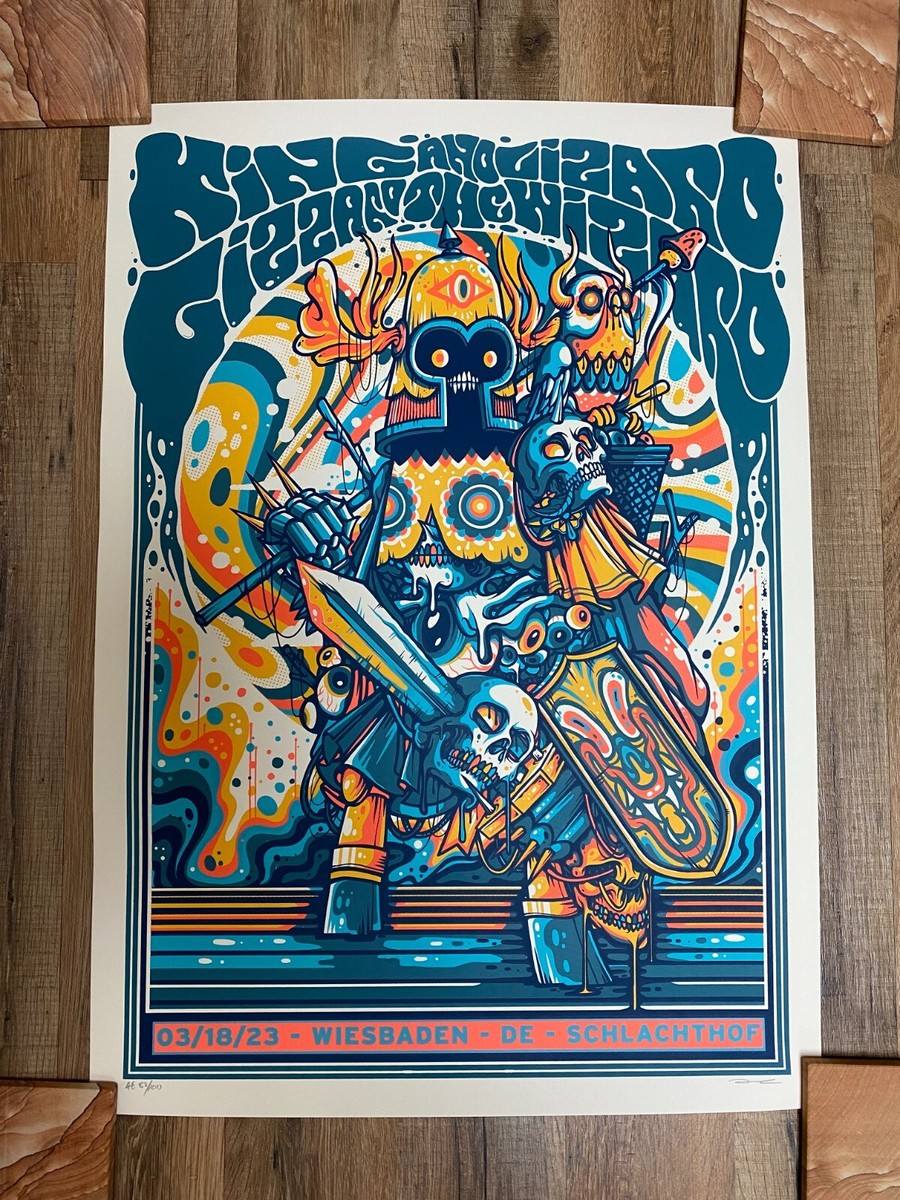 King Gizzard & The Lizard Wizard Poster Schlachthof Wiesbaden