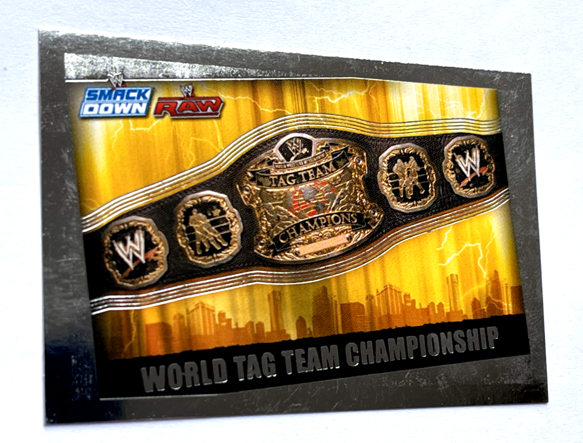 2009 WWE Topps Slam Attax Evolution TCG #039 WORD TAG TEAM