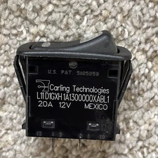 CARLING TECHNOLOGIES - carling L11D1GXH1A1300000XABL1 12v 20A, BLACK