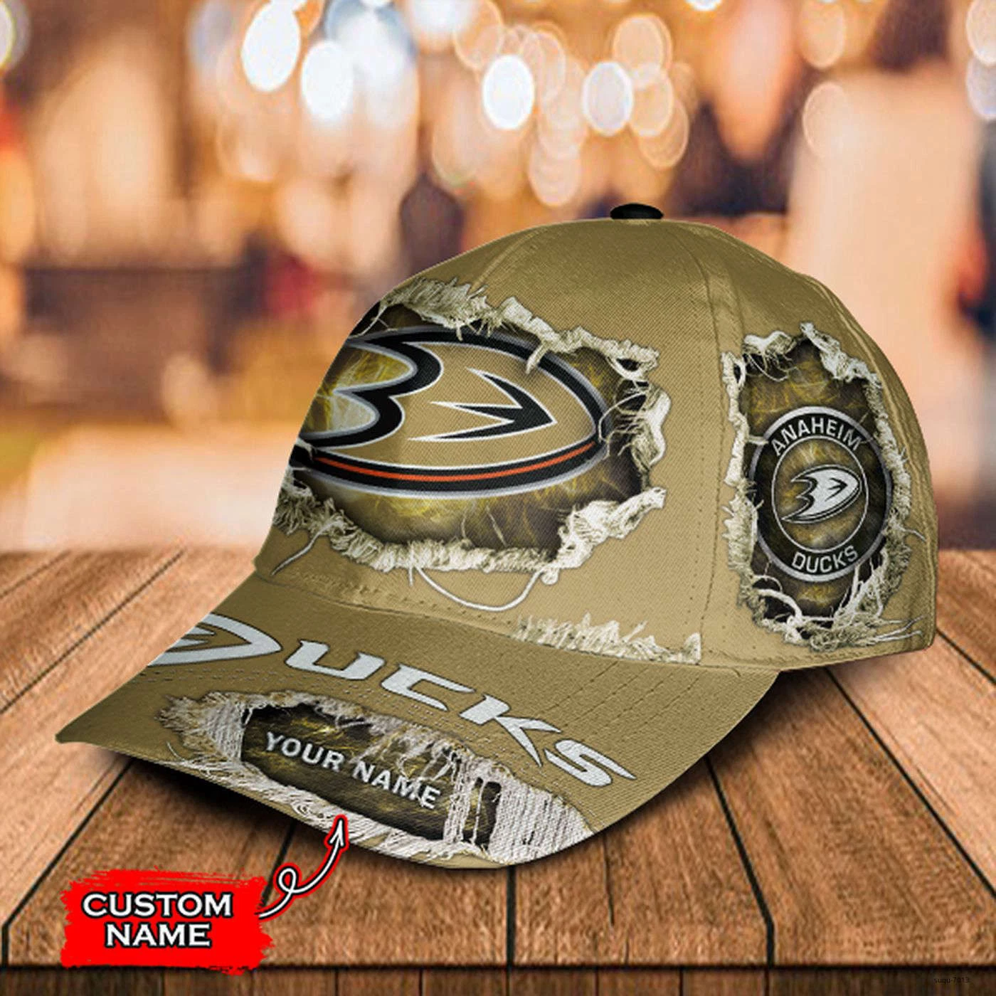 Personalized Anaheim Ducks Classic Cap, Hockey Team Baseball Cap, Gift