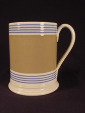 VERY RARE c1820 BANDED TANKARD MOCHA WARE MOCHAWARE PEARLWARE STAFFORDSHIRE MINT