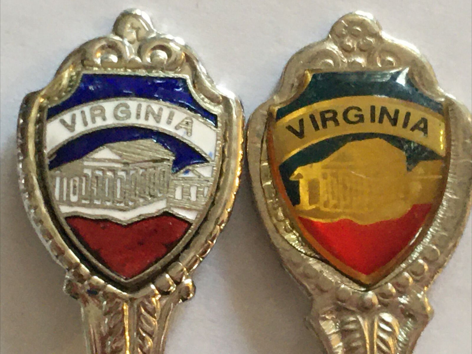 Vintage Choice Souvenir Spoon US Collectible Virginia Houston Mall Lot 2- Of