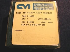 CVI Laser - SCX-50.8-50.9-UV-650 Fused Silica Square Cylindrical Plano Conv Lens