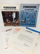 Foredom Miniature Power Tools Accessories Catalog Sales Lot Paper Work Vintage