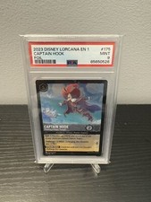 2023 Disney Lorcana Captain Hook Foil 175 PSA 9 Mint