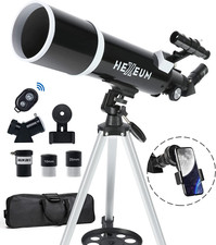 Telescope for Adults Beginner Astronomers - 80Mm Aperture 600Mm Fully Multi-Co